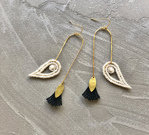 taro abstract modern earrings